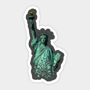 Low Poly Statue of Liberty Sticker